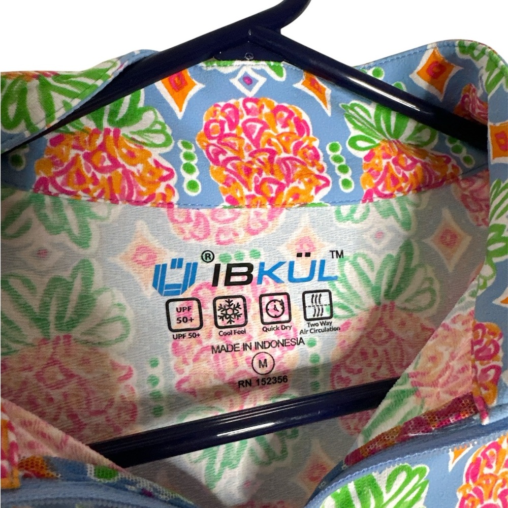IBKUL Haley Pineapple UPF50+ Sun Shirt M - Picture 3 of 4